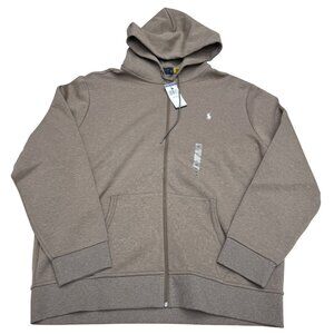 Polo Ralph Lauren Men's Double-Knit Full Zip Hoodie Jacket, Size XXL NWT